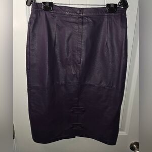 Leather Skirt 100% Geniune Leather Skirt Made In India Fully Lined High Quality♥